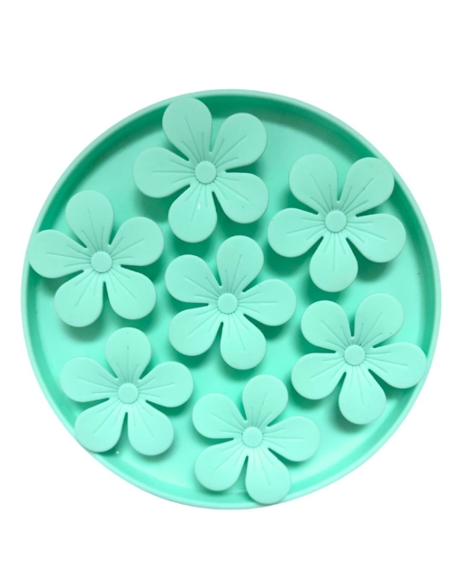 Confetti Dogs Slickmatta med blommigt mönster 20 x 20 x 2 cm - (PBL6898S)