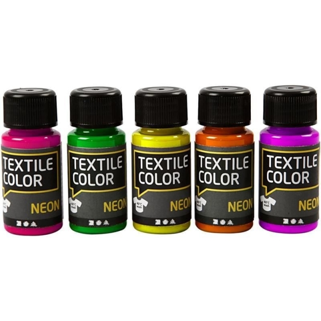 Creative Toys Textilfärg - Neon 5 x 50 ml (342280)