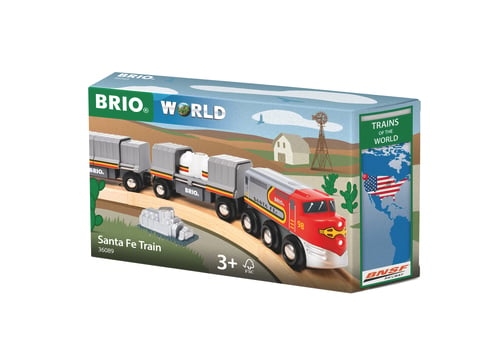 BRIO Santa Fe-tåget (Tåg från världen) - (36089)