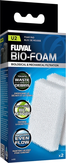 Fluval Foam Pad 2-pack U2 - (126.2486)