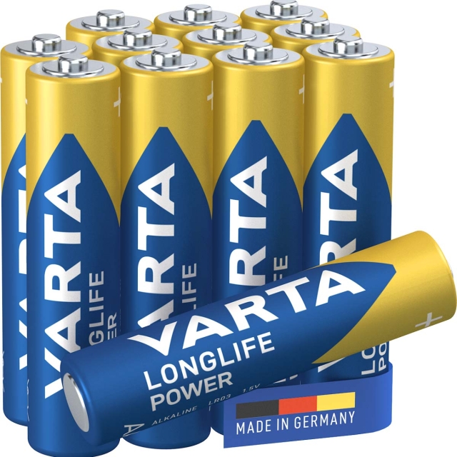 Varta Alkaliska Batterier AAA 1.5 V High Energy 12-Pack