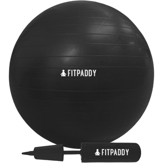 Fitpaddy Pilatesboll 65cm Svart