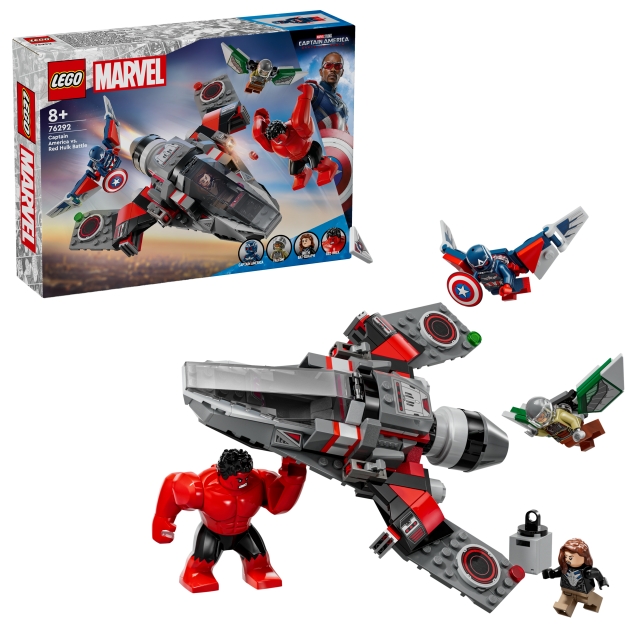 LEGO Superhjältar - Captain America vs. Red Hulk Battle (76292)