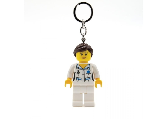 LEGO LED LEGO - Nyckelring m/LED - Sjuksköterska (4006036-LGL-KE186H)