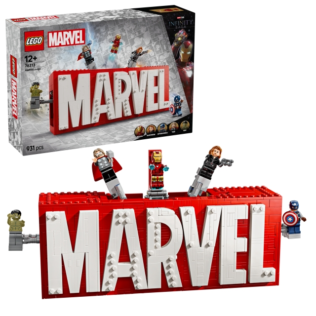 LEGO Superhjältar - MARVEL logotyp och minifigurer (76313)