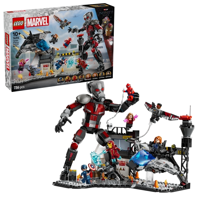 LEGO Superhjältar - Captain America: Civil War Action Battle (76314)