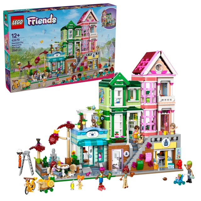 LEGO LEGO Friends - Lägenheter och butiker i Heartlake City (42670)