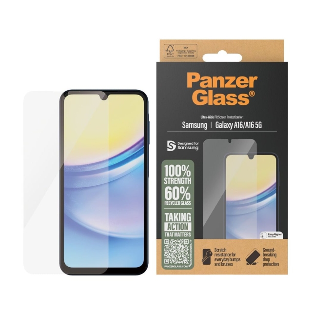 PanzerGlass Skärmskydd - Samsung New A15/ A16 5G - Ultra-Wide Fit