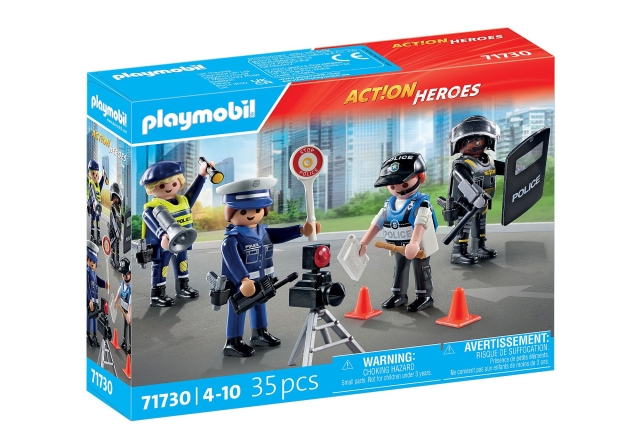 Playmobil Set med polisfigurer (71730)
