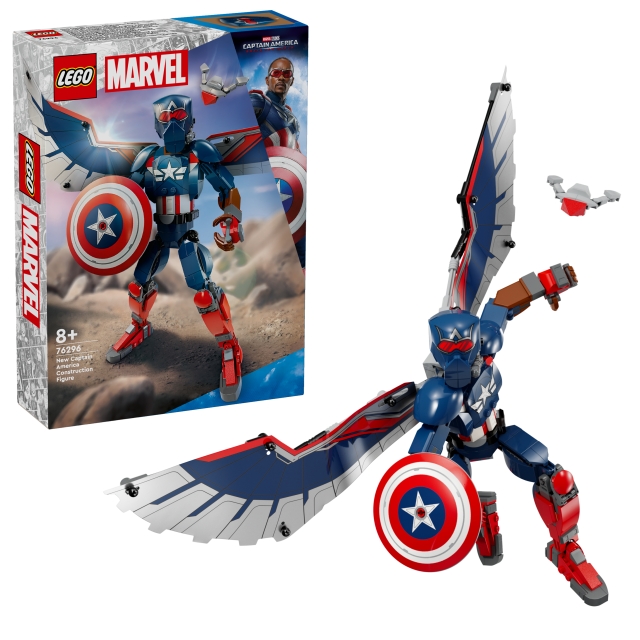 LEGO Superhjältar - Captain America byggfigur (76296)