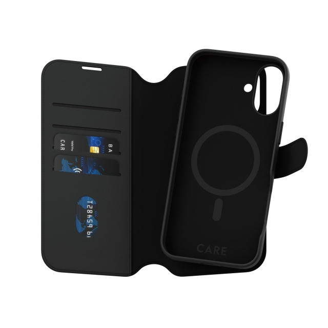 CARE by PanzerGlass - Fodral - Plånbok - MagSafe - iPhone 16 Plus