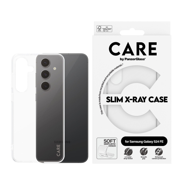 CARE by PanzerGlass Fodral - Transparent - Samsung Galaxy S23 FE