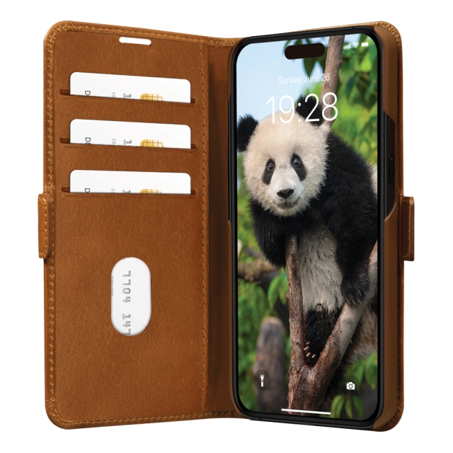 dbramante1928 Copenhagen Flip-fodral - iPhone 15 Pro Max - Tan