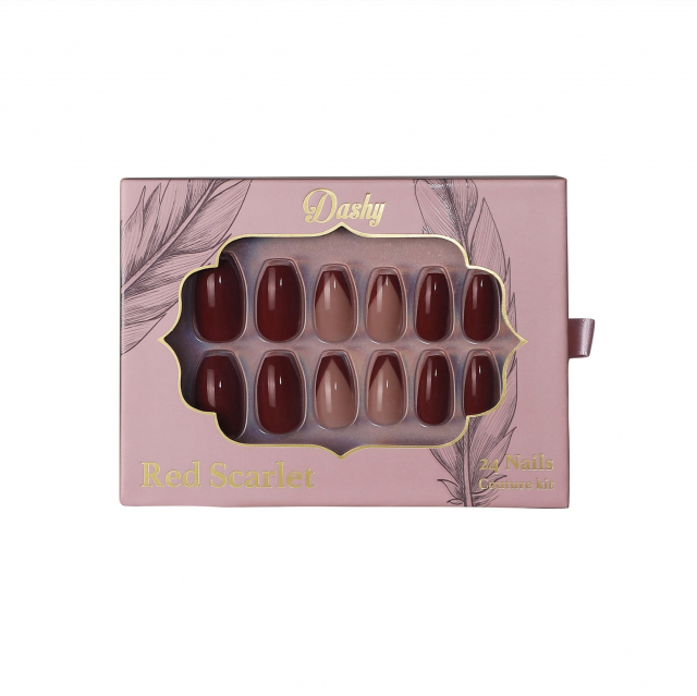 Dashy Naglar - Röd scharlakansröd