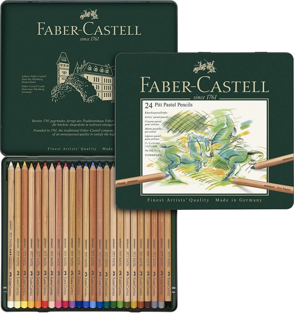 Faber-Castell Färgpenna Pitt Pastel burk med 24 st (112124)
