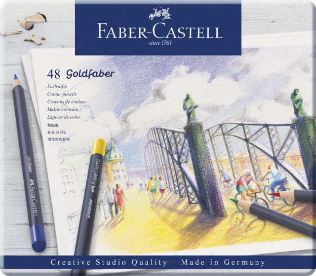 Faber-Castell Goldfaber Färgpennor burk med 48 st