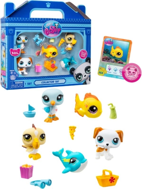 Littlest Pet Shop BEACH BESTIES SAMLARE 5 PK (00517)