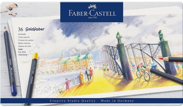 Faber-Castell Goldfaber färgpenna, burk med 36 st (114736)