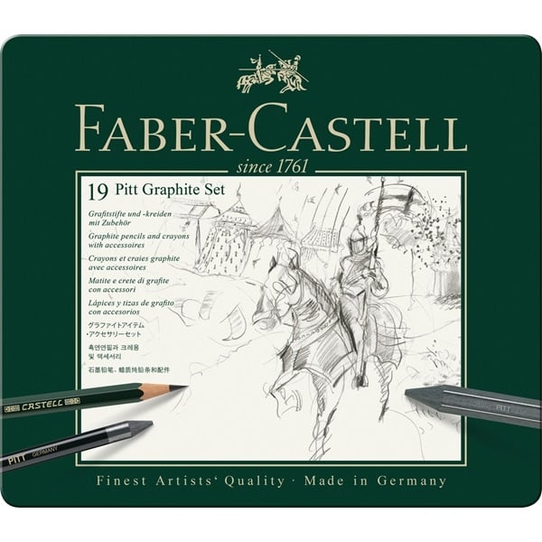 Faber-Castell Set Pitt Graphite Pennor 19 st (112973)