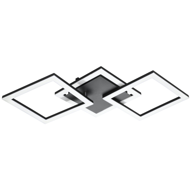 Eglo Paranday-Z taklampa m/fyrkanter svart 65x31 - TW - Zigbee, Bluetooth