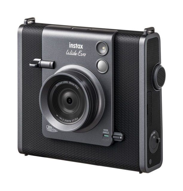 Fuji Instax Wide EVO svart hybridkamera