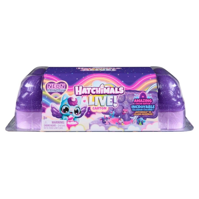 Hatchimals Hatchimals Alive Neon Regnbåge Kartong - (6072615)
