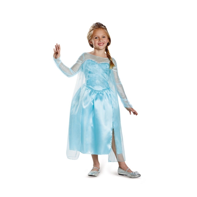 Disguise Klassisk kostym - Elsa (128 cm) (129879K)