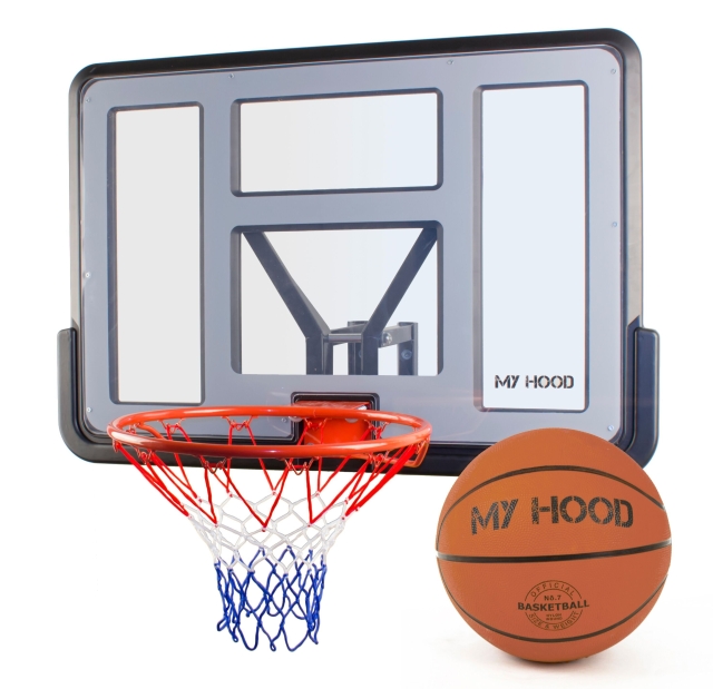 My Hood Pro Basketball Hoop Set med basketboll (304013)