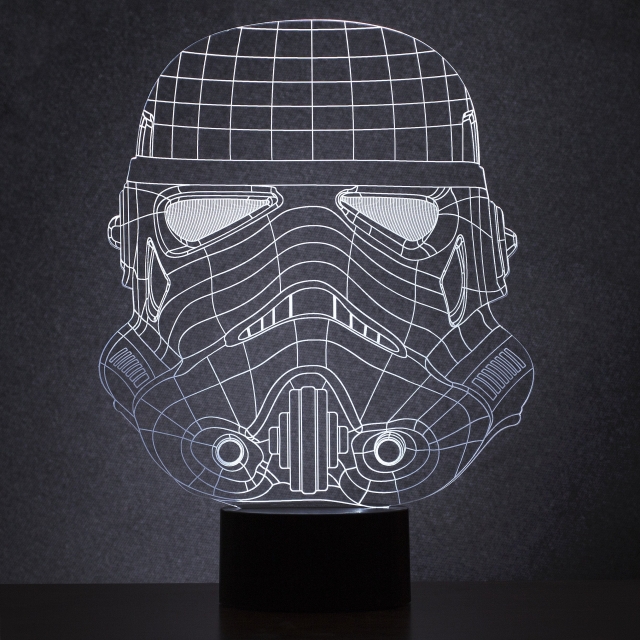 ThumbsUp Storm Trooper trådinramad lampa