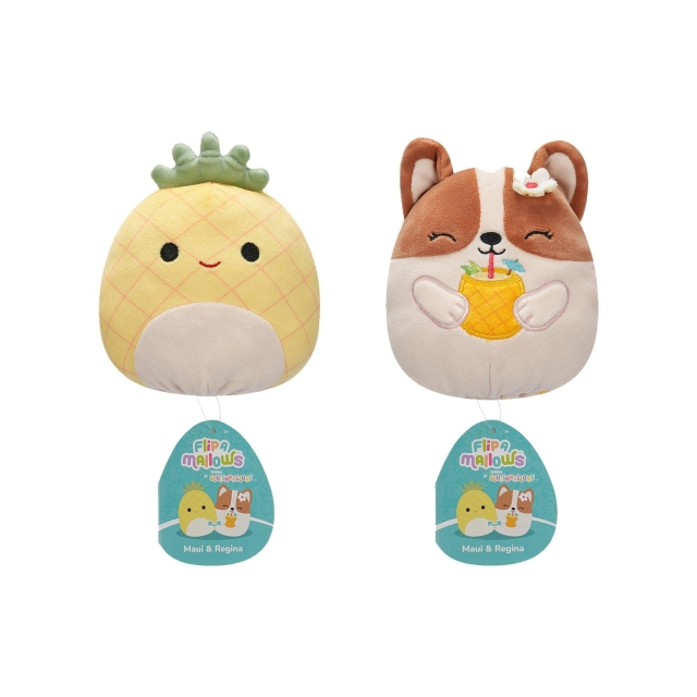 Squishmallows 13 cm plysch P22 Flip A Mallows - Maui och Regina