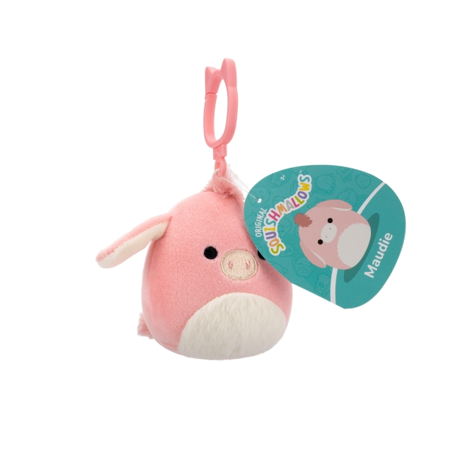 Squishmallows 9 cm P22 Clip On - Maudie Rosa Åsna