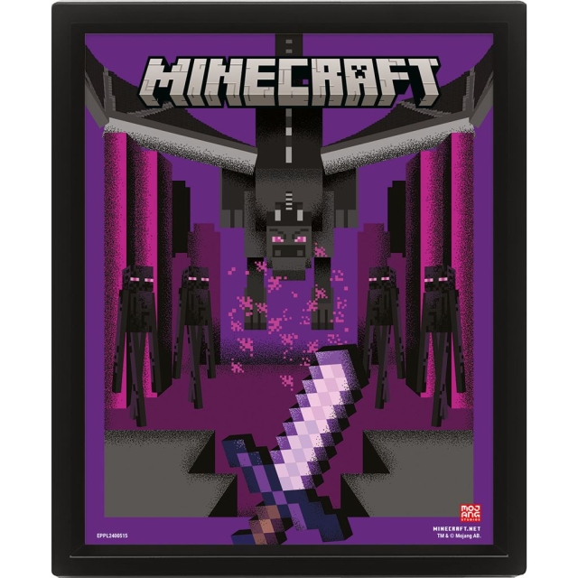 Pyramid International MINECRAFT (ENDER DRAGON DUEL) LENTICULAR POSTER