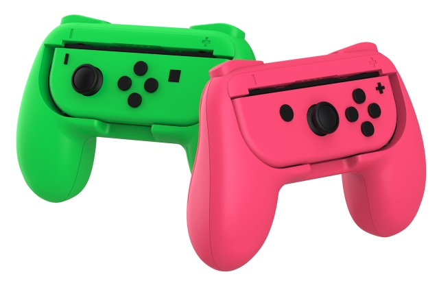 SuBsonic Duo Control Grip Colorz - Rosa & Grön (Switch / Switch Lite / Switch Oled)