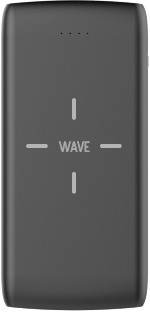 Wave QiPower reservkraftaggregat, 10 000 mAh, svart