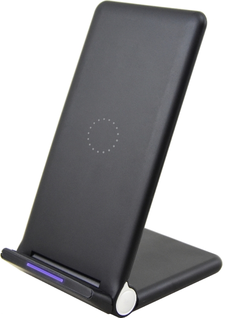 Wave Qi skrivbordsstativ 15W med trådlös laddning, svart