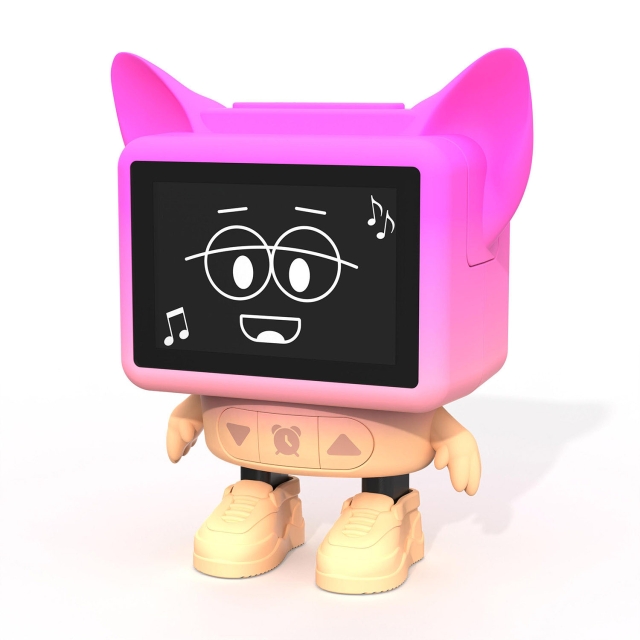 Mobility On Board Väckarklocka Dancing Clock Rosa