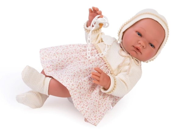 ASI Maria docka i klänning med små blommor, 43 cm