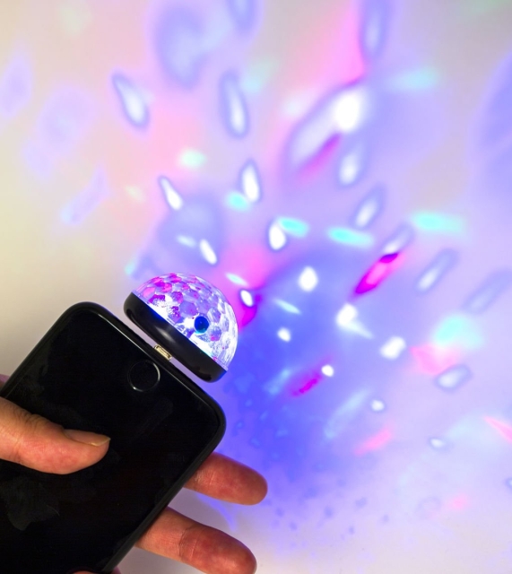 Kikkerland Diskolampa för svart telefon (US173-BK-EU)