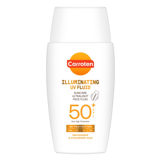 Carroten Face Light Fluid SPF50+ för ansiktet