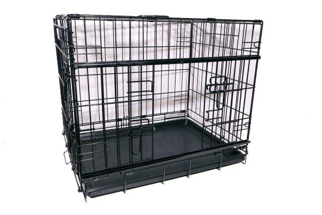 active canis Premium skjutdörrsbur - Svart - 76 x 53 x 61
