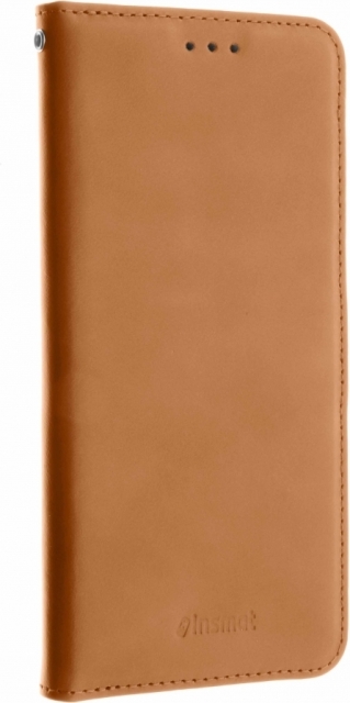 Insmat Premium Flip Case plånboksfodral, OnePlus Nord 2 5G, brun