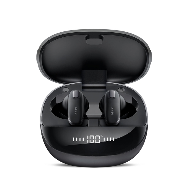 MIXX Hörlurar Mini Charge 2 In-Ear Tws Qi Trådlös Svart