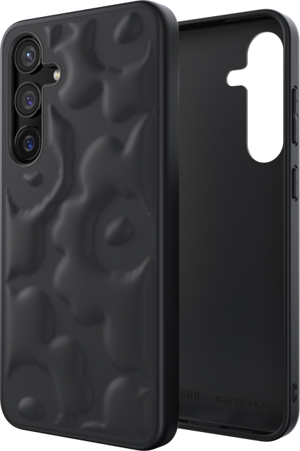 Samsung x Marimekko Embossed Case, Samsung Galaxy S24+, svart