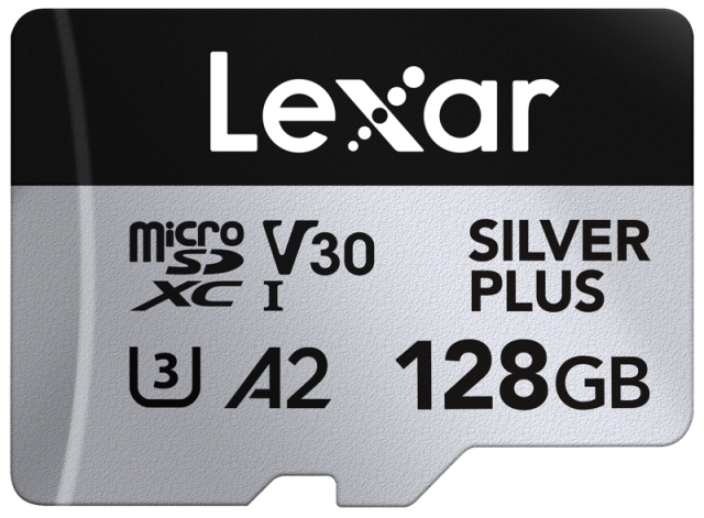 Lexar microSDXC Professional SILVER Plus UHS-I/U3/A2/4K R205/W150 (V30) - SILVER - 128GB