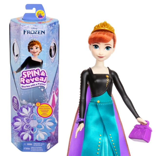Mattel Frozen - Anna snurrar och avslöjar (HXD27)