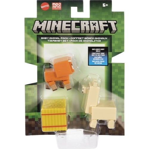 MINECRAFT Biome Builds - 8 cm - Paket med babydjur (JCN33)