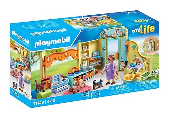 Playmobil Center för vård av valpar (71743)