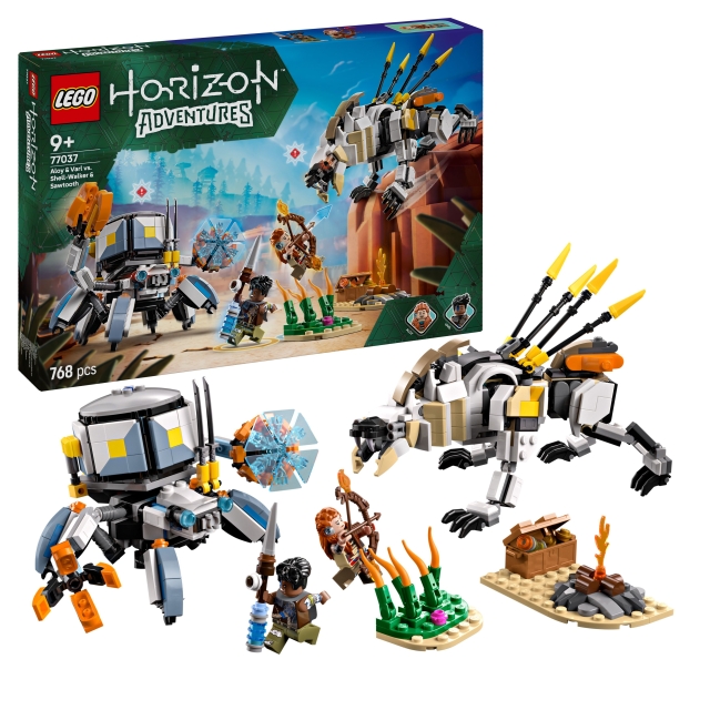 LEGO Horizon - Aloy & Varl vs. Shell-Walker & Sawtooth (77037)