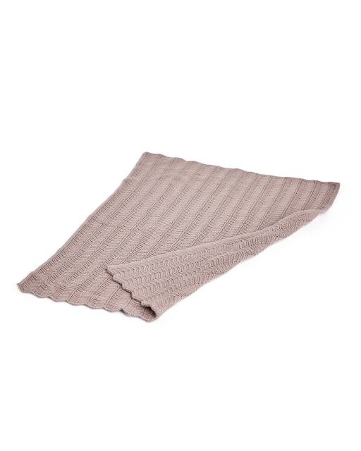 Smallstuff Dockfilt, fiskbensstickad, puder - (40017-23)