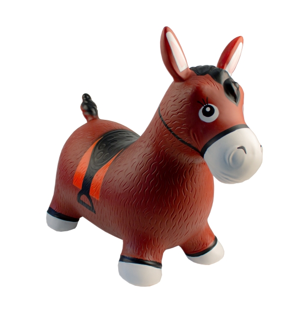 Magni Hoppande häst, brun - (3565)